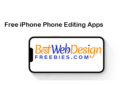 Free Photo Editing Apps For iPhones