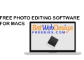 Free Photo Editing Software For Macs