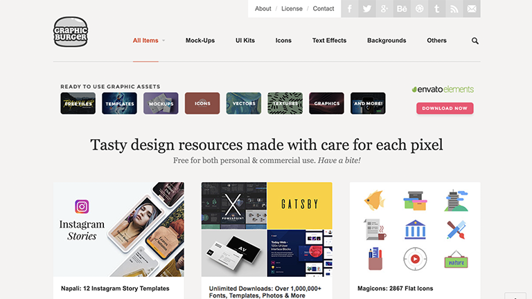 GraphicBurger.com screenshot