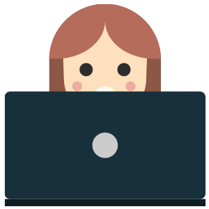 Female Web Designer Icon PNG