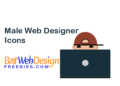 Male Web Designer Icons