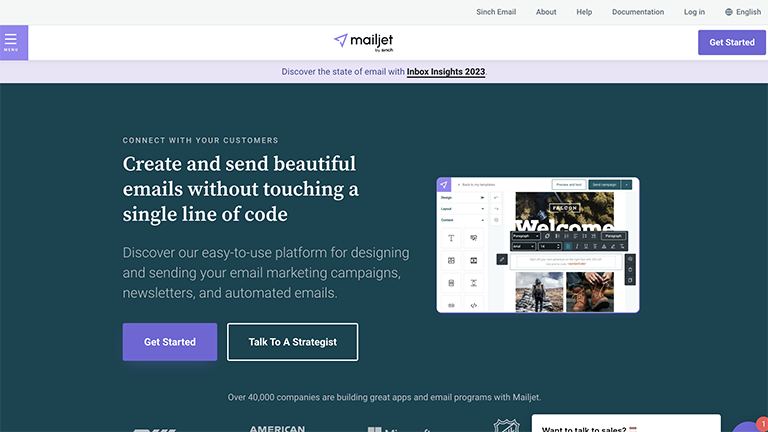 Mailjet Email Software Platform