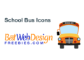 Free School Bus Icons With No Attribution Required