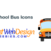 Free School Bus Icons With No Attribution Required