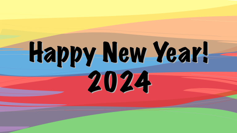 Free Happy New Year 2024 Background