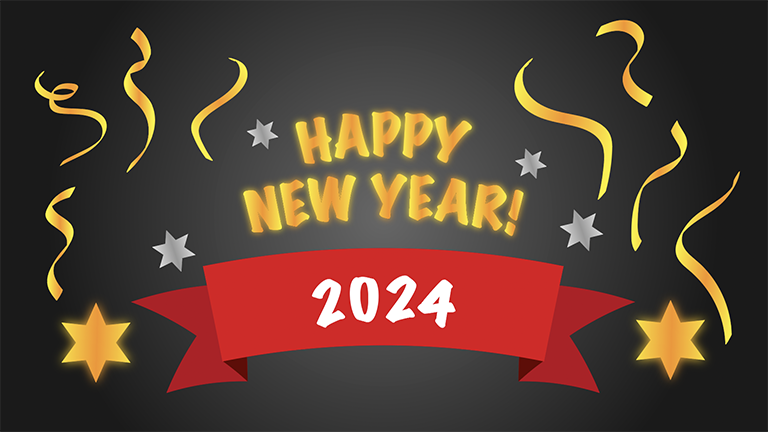 Free Happy New Year 2024 Background With No Attribution Required