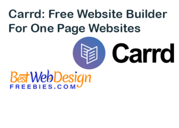Carrd: Free Website Builder For One Page Websites